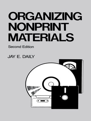 cover image of Organizing Nonprint Materials
